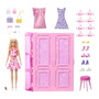 Conjunto De Armário Barbie Dream Com Acessórios E Boneca Colorida